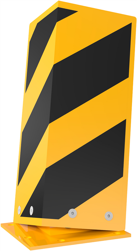 Aanrijdbeveiliging voor palletstellingen -Crash Guard-, Kantelbaar & Flexibel (400mm)