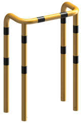 Aanrijdbeugel, Dubbele Beugel Ø 76 mm