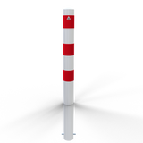 Veiligheidspaal in staal -Solid- (Ø89-108mm)