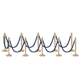 Set Flexibarrier Premium -Crown Head- Afzetpalen Inclusief gevlochten Koorden