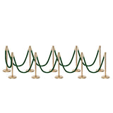 Set Flexibarrier Premium -Crown Head- Afzetpalen Inclusief gevlochten Koorden