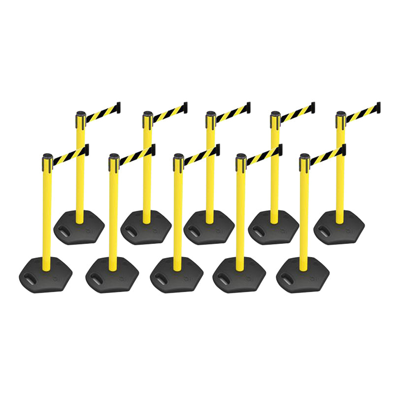 Pakket afzetten -Signaal- 10x3m uittrekbaar band