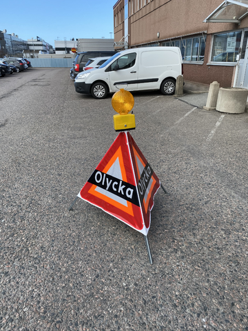 Waarschuwingslamp voor Opvouwbare Veiligheidstent – Dubbelzijdig Flitsbaken