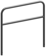 Beugels staalbuis met dwarsbalk (Ø48mm)