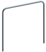 Beugels staalbuis met dwarsbalk (Ø48mm) zonder dwarsbalk