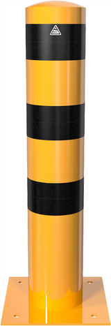 XXL Veiligheid Afzetpalen Stalen Bollards -Solide- (Ø152-323mm)