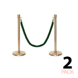 Set Flexibarrier Premium -Crown Head- Afzetpalen Inclusief gevlochten Koorden
