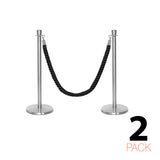Set Flexibarrier Premium -Crown Head- Afzetpalen Inclusief gevlochten Koorden
