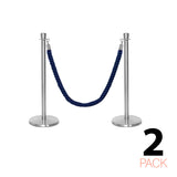 Set Flexibarrier Premium -Crown Head- Afzetpalen Inclusief gevlochten Koorden