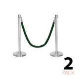 Set Flexibarrier Premium -Crown Head- Afzetpalen Inclusief gevlochten Koorden