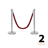 Set Flexibarrier Premium -Crown Head- Afzetpalen Inclusief gevlochten Koorden