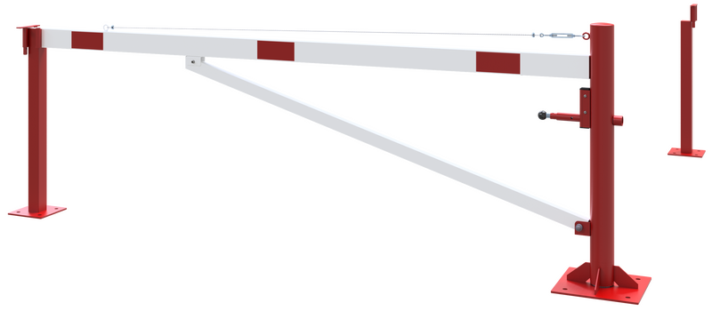 Schommelbarrière met Verstevigingsbuis & Trektouw Versterking