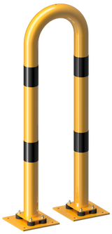 Anti-duw Beugel, Flexibel, Kantelbaar - Massief - Ø 76 mm