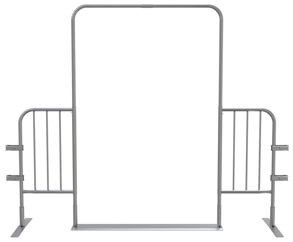 Afzethekwerk poort – Gegalvaniseerd staal