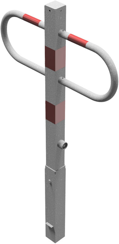 ParkGuard Verwijderbare Doorgangs- & Parkeerplaatsbarrière (900 mm Boven de Grond)