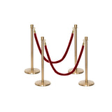 Set Flexibarrier Premium -Crown Head- Afzetpalen Inclusief gevlochten Koorden