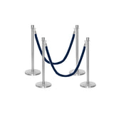 Set Flexibarrier Premium -Crown Head- Afzetpalen Inclusief gevlochten Koorden