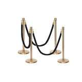 Set Flexibarrier Premium -Crown Head- Afzetpalen Inclusief gevlochten Koorden