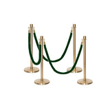 Set Flexibarrier Premium -Crown Head- Afzetpalen Inclusief gevlochten Koorden