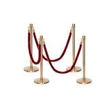Set Flexibarrier Premium -Crown Head- Afzetpalen Inclusief gevlochten Koorden
