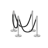 Set Flexibarrier Premium -Crown Head- Afzetpalen Inclusief gevlochten Koorden