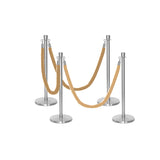 Set Flexibarrier Premium -Crown Head- Afzetpalen Inclusief gevlochten Koorden