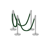 Set Flexibarrier Premium -Crown Head- Afzetpalen Inclusief gevlochten Koorden