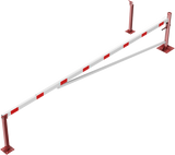 Schommelbarrière met Verstevigingsbuis & Trektouw Versterking