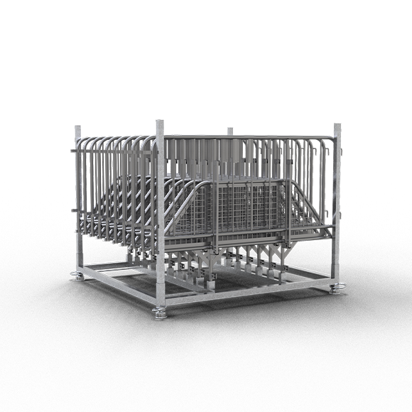 Dranghek Police - pakket met frame voor opslag (22,5m)