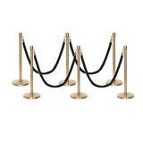Set Flexibarrier Premium -Crown Head- Afzetpalen Inclusief gevlochten Koorden