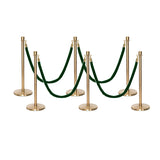 Set Flexibarrier Premium -Crown Head- Afzetpalen Inclusief gevlochten Koorden
