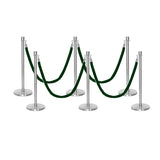 Set Flexibarrier Premium -Crown Head- Afzetpalen Inclusief gevlochten Koorden