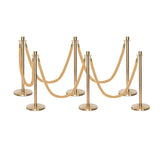 Set Flexibarrier Premium -Crown Head- Afzetpalen Inclusief gevlochten Koorden