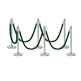 Set Flexibarrier Premium -Crown Head- Afzetpalen Inclusief gevlochten Koorden