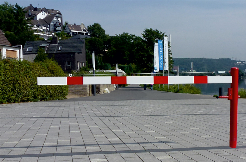 Draaibare Barrière met Trektouw Versterking