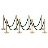 Set Flexibarrier Premium -Crown Head- Afzetpalen Inclusief gevlochten Koorden