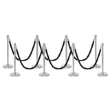 Set Flexibarrier Premium -Crown Head- Afzetpalen Inclusief gevlochten Koorden