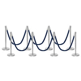 Set Flexibarrier Premium -Crown Head- Afzetpalen Inclusief gevlochten Koorden