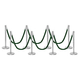 Set Flexibarrier Premium -Crown Head- Afzetpalen Inclusief gevlochten Koorden