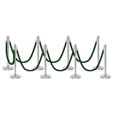 Set Flexibarrier Premium -Crown Head- Afzetpalen Inclusief gevlochten Koorden