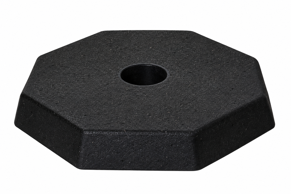Flexibarrier Heavy-Duty rubberen voet voor 60mm palen – 6.9 kg