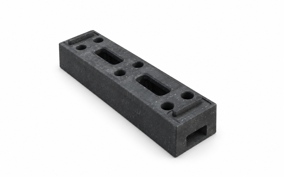 PVC-voet voor Bouwhekpanelen – 18.5 kg