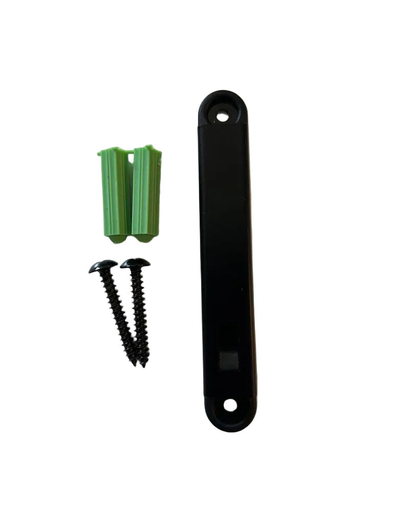 Flexibarrier wandhouder voor magnetisch bandeinde