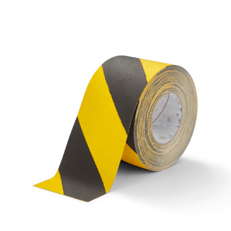Removable Anti Slip Tape (18m roll) Yellow/Black 100mm