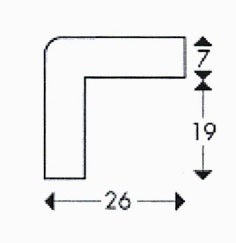 Randbescherming PROFIEL TYPE E – Zelfklevend