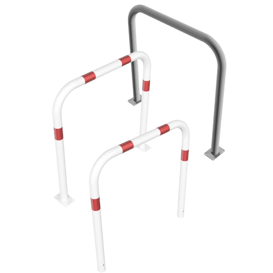 Beugels staalbuis met dwarsbalk (Ø60mm) zonder dwarsligger