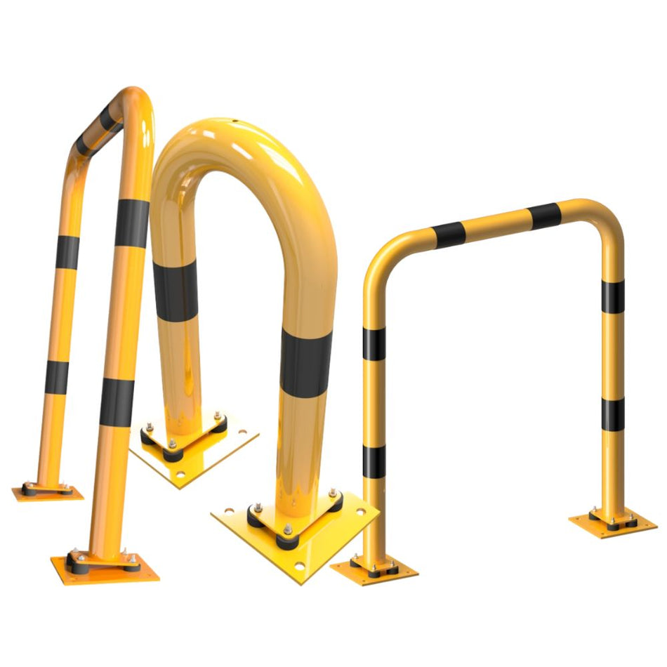 Anti-aanrijdbeugel, Flexibel, Kantelbaar -Solide- Ø 76 mm