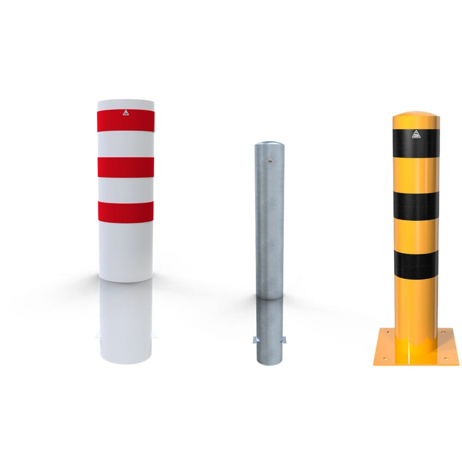 XXL Veiligheid Afzetpalen Stalen Bollards -Solide- (Ø152-323mm)