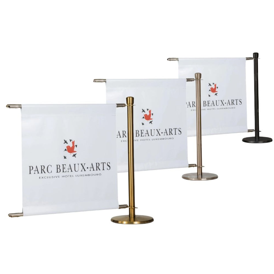 Uitbreidingsset voor Flexibarrier Café Barrier – Premium– 2000mm | Op maat gemaakte bedrukte banner