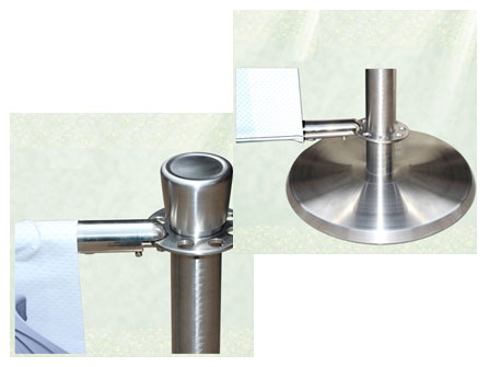 Dwarsliggende stang voor Café Banners – Verkrijgbaar in 3 Lengtes